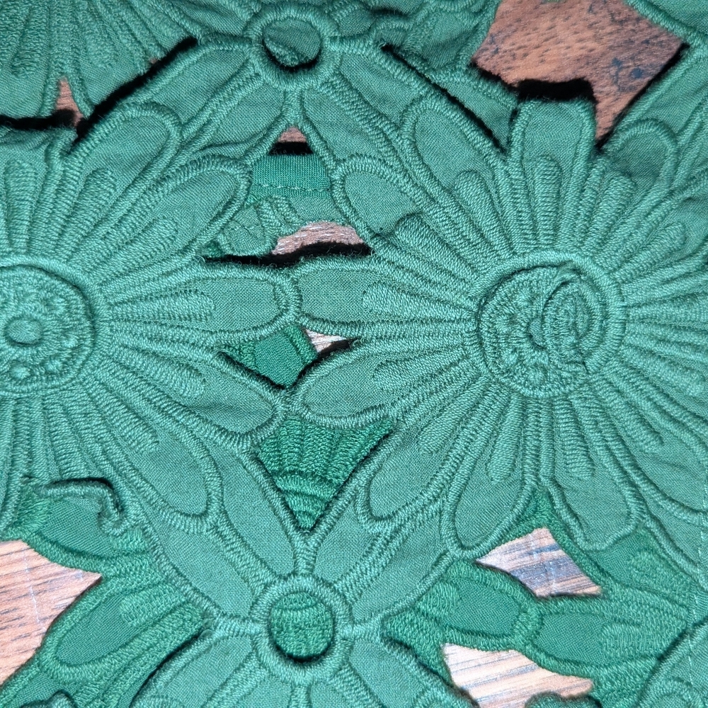 Farm Rio Green Richlieu Midi Skirt - Picture 14 of 16